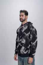 Abstract Print Hoodie