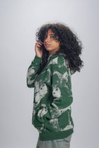 Abstract Print Hoodie