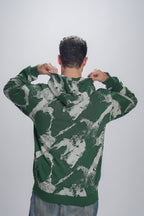 Abstract Print Hoodie