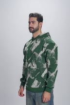 Abstract Print Hoodie