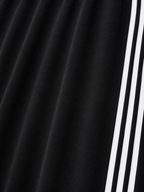Striped Wide-Leg Sweatpants