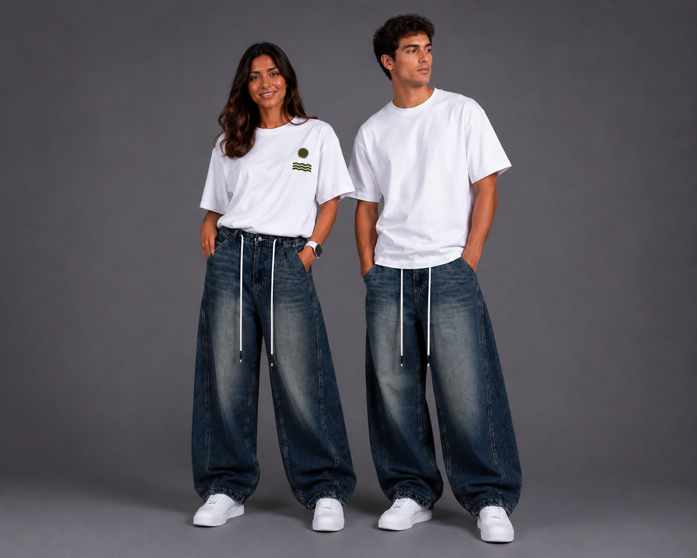 Laurent Unisex Baggy Denim Secondary image