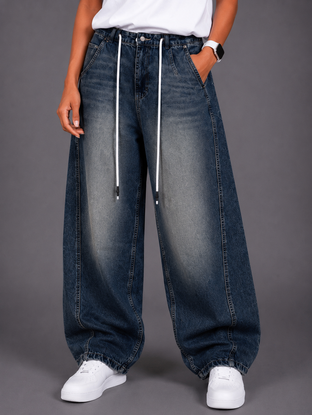 Laurent Unisex Baggy Denim