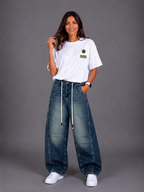 Laurent Unisex Baggy Denim