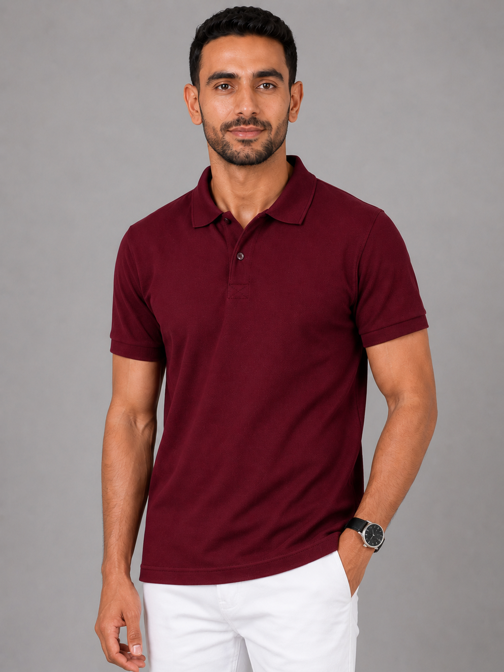 Laurent Men's Piqué Polo Shirt