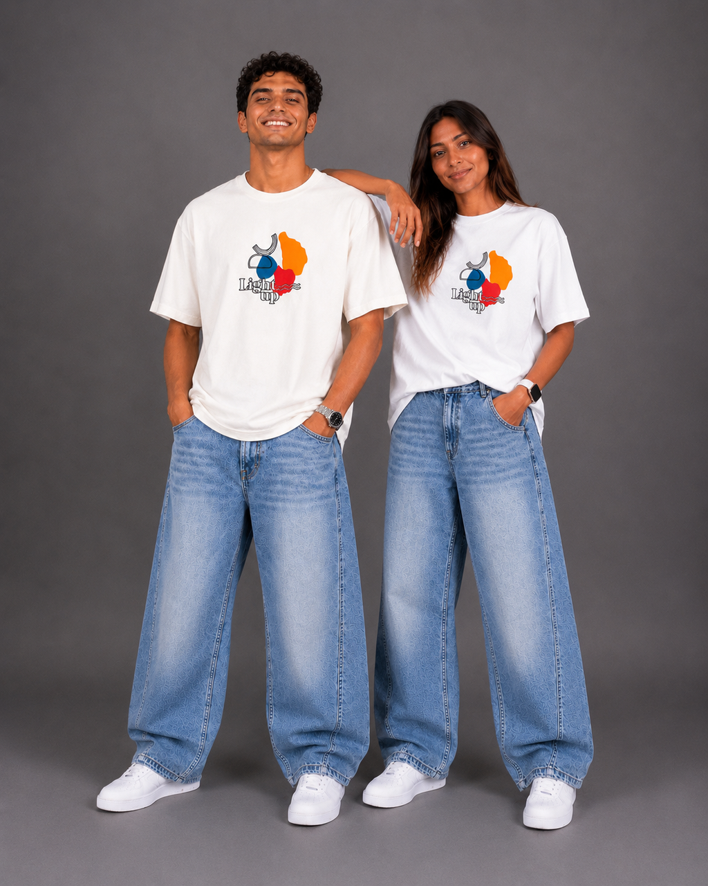 Laurent Unisex Baggy Denim