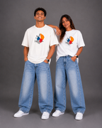 Laurent Unisex Baggy Denim