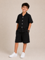Laurent Kids' Button-Up Shirt & Shorts Set