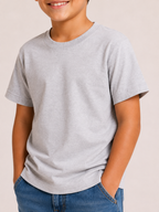 Laurent Boys' Basic Crew-Neck T-Shirt