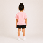 Laurent Girls' "Little Fox" Graphic T-Shirt & Shorts Set