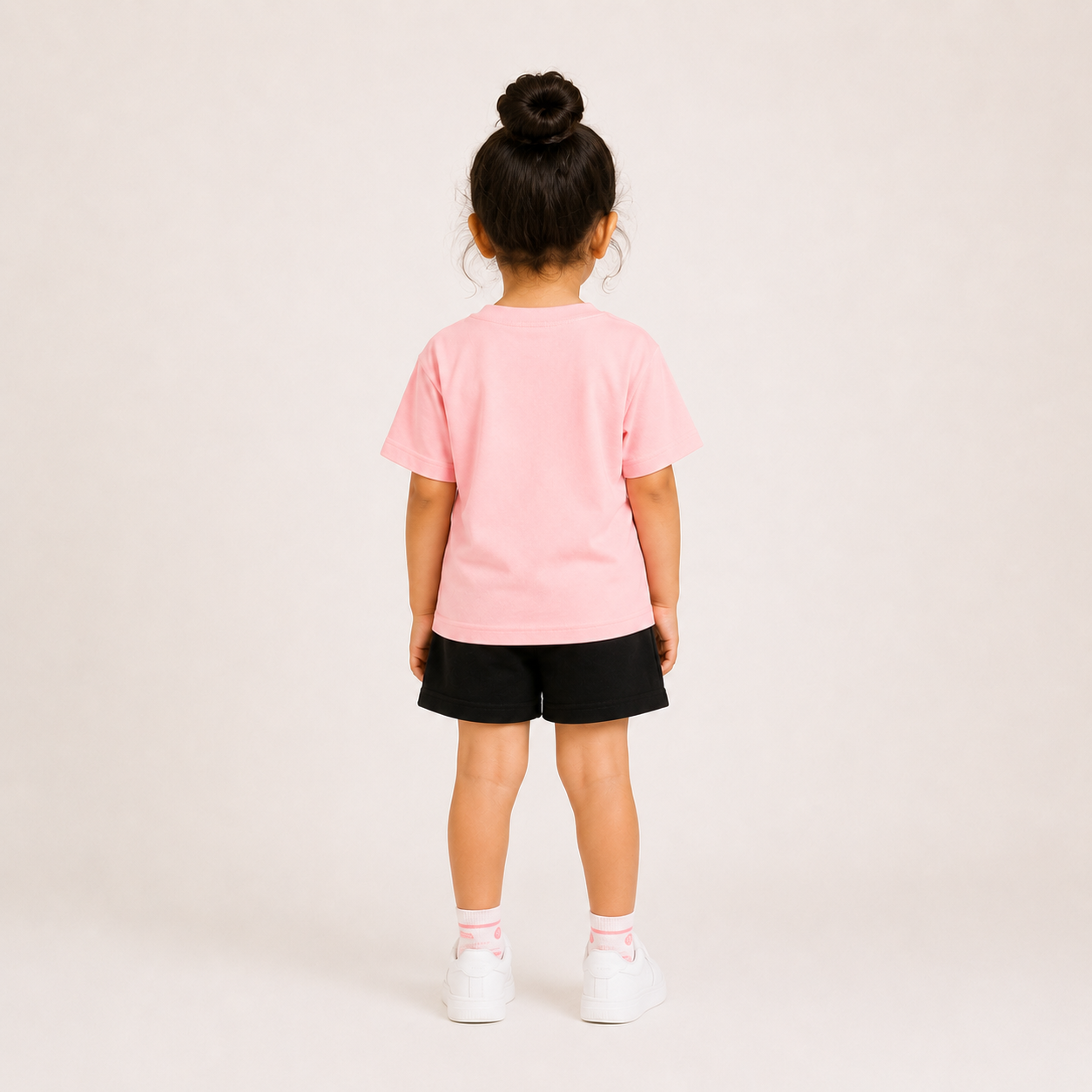 Laurent Girls' "Little Fox" Graphic T-Shirt & Shorts Set
