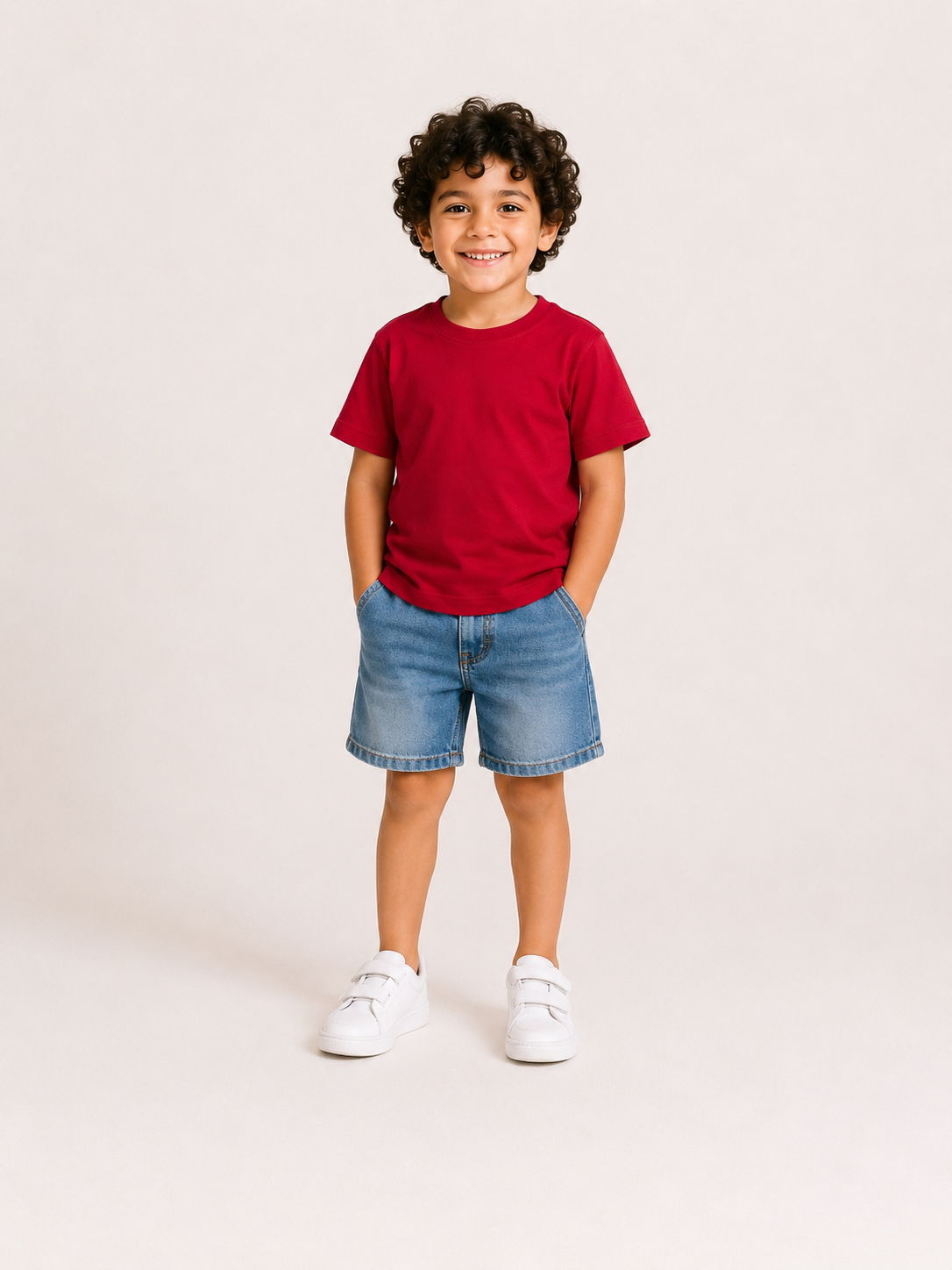 Laurent Boys' Basic Crew-Neck T-Shirt
