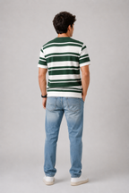 Laurent Men's Striped Knit T-Shirt