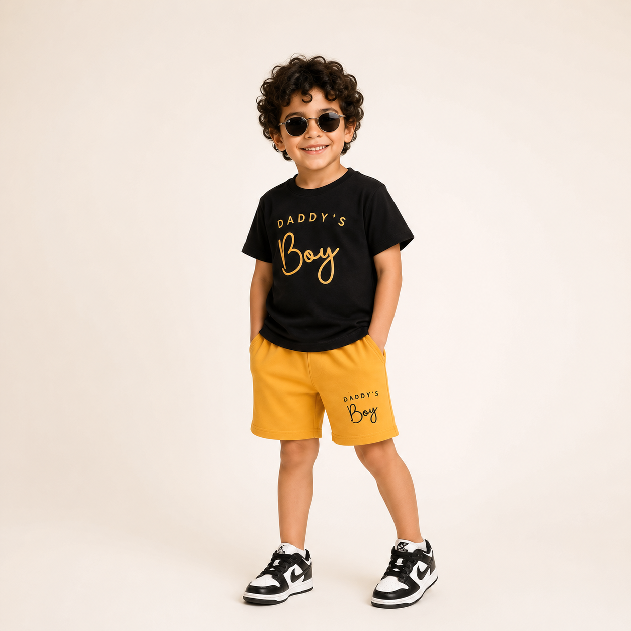 Laurent Boys' "Daddy's Boy" T-Shirt & Shorts Set Secondary image