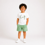 Laurent Boys' "King" Graphic T-Shirt & Shorts Set