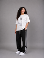 Laurent Unisex Monaco Aesthetic Club Graphic Oversized T-Shirt