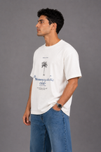 Laurent Unisex Monaco Aesthetic Club Graphic Oversized T-Shirt