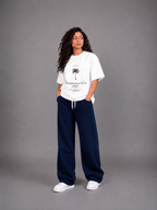 Plain Wide-Leg Sweatpants