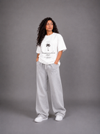 Plain Wide-Leg Sweatpants