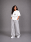 Plain Wide-Leg Sweatpants